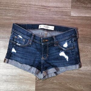 Abercrombie-fitch denim jean shorts
